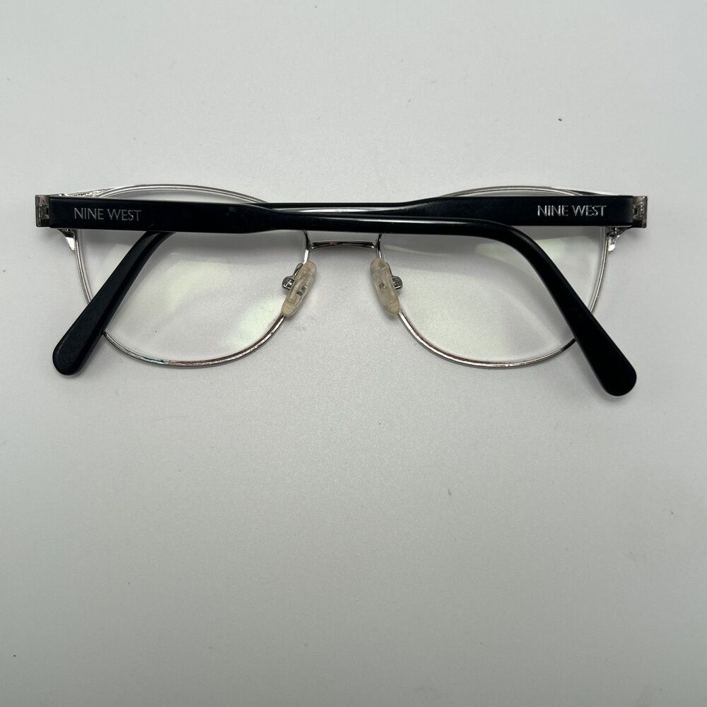 Nine West Eyeglasses Frames NW8016 408 Blue Gold Cat Eye Full Rim 51-16-140